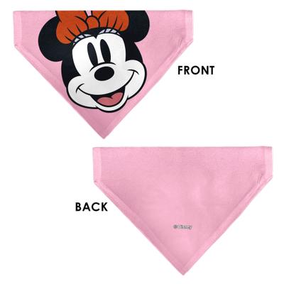 Show full view: Buckle-Down Disney Minnie Mouse Smiling Face Close Up Dog Bandana slide 3 of 6