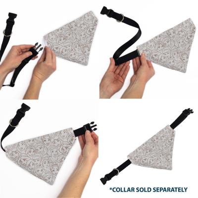 Show full view: Buckle-Down Disney Disney Princess Faces Stacked Dog Bandana slide 6 of 6