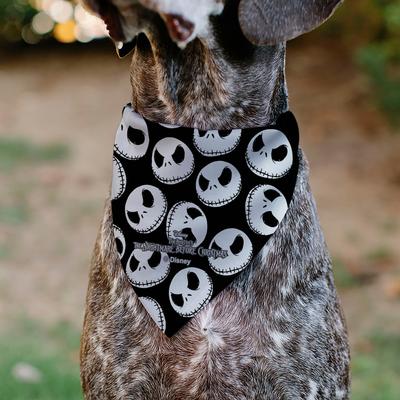 Show full view: Buckle-Down Disney Nightmare Before Christmas Jack Expressions Dog Bandana slide 6 of 7