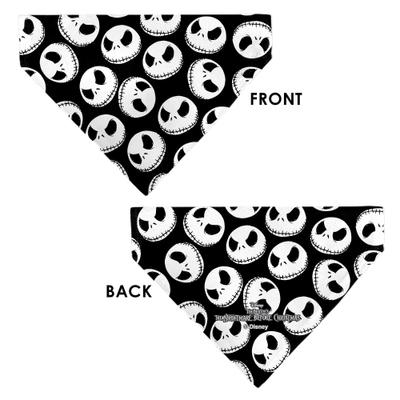 Show full view: Buckle-Down Disney Nightmare Before Christmas Jack Expressions Dog Bandana slide 4 of 7