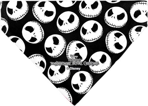 Show full view: Buckle-Down Disney Nightmare Before Christmas Jack Expressions Dog Bandana slide 3 of 7