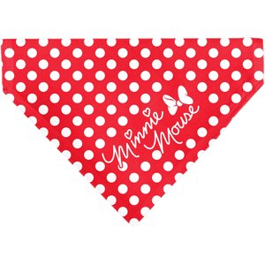 Buckle-Down Disney Minnie Mouse Autograph Script Polka Dot Dog Bandana