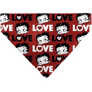 Buckle-Down Betty Boop Love Text & Face Dog Bandana
