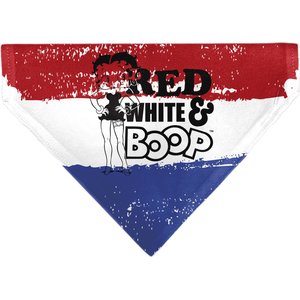 Buckle-Down Betty Boop Red White & Boop Pose Americana Stripe Dog Bandana