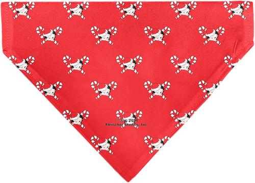 Show full view: Buckle-Down Christmas Betty Boop Holiday Gift Pose & Santa Betty Winking Dog Bandana slide 2 of 6