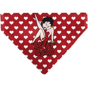 Buckle-Down Betty Boop Seated Leg Kick Pose & Text Dog Bandana