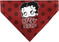 Buckle-Down Betty Boop Face & Text Polka Dot Dog Bandana