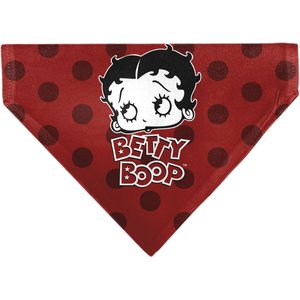 Buckle-Down Betty Boop Face & Text Polka Dot Dog Bandana