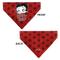 Show in main carousel: Buckle-Down Betty Boop Face & Text Polka Dot Dog Bandana slide 3 of 6