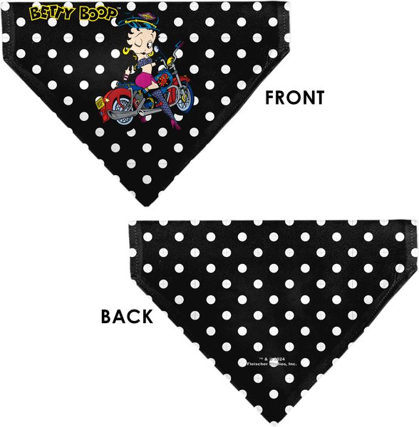 Show full view: Buckle-Down Betty Boop Biker Betty Winking & Polka Dot Dog Bandana slide 3 of 6