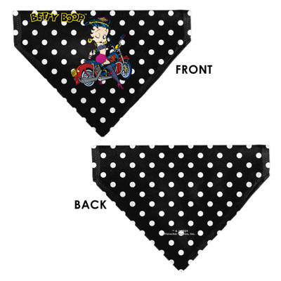 Show full view: Buckle-Down Betty Boop Biker Betty Winking & Polka Dot Dog Bandana slide 4 of 7