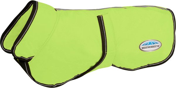 Show full view: WeatherBeeta ComFiTec Reflective Parka 300D Deluxe Dog Coat, Yellow, 22-in slide 3 of 3