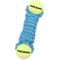Show in main carousel: Mammoth Flossy Chews Twister Bone with Tennis Balls Tough Rope Tug Dog Toy, 7.5-in slide 1 of 5