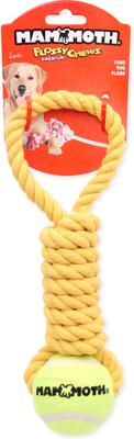Show full view: Mammoth Flossy Chews Twister Pull Knot Tough Rope Tug Dog Toy, 12-in slide 2 of 5