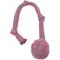 Show in main carousel: Mammoth Flossy Chews EXTRA Webbing Ball Tough Rope Tug Dog Toy, 3.25-in slide 3 of 4