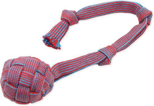 Show full view: Mammoth Flossy Chews EXTRA Webbing Ball Tough Rope Tug Dog Toy, 3.25-in slide 2 of 4