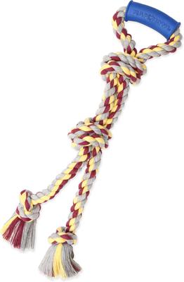 Show full view: Mammoth Flossy Chews Twin Tug Tough Rope Dog Toy, 24-in slide 2 of 3