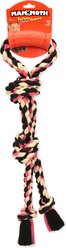 Mammoth Flossy Chews Twin Tug Tough Rope Dog Toy, 24-in