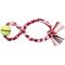 Show in main carousel: Mammoth Flossy Chews Figure 8 with Tennis Ball Tough Rope Tug Dog Toy, 15-in slide 2 of 4