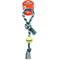 Show in main carousel: Mammoth Flossy Chews Tennis Ball Tough Rope Tug Dog Toy, 20-in slide 1 of 4