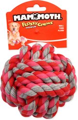 Mammoth Flossy Chews Monkey Fist Ball Tough Rope Tug Dog Toy, 4.75-in slide 2 of 3