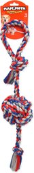 Mammoth Flossy Chews Monkey Fist Tough Rope Tug Dog Toy, 26-in