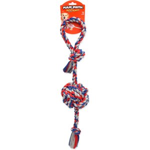 Mammoth Flossy Chews Monkey Fist Tough Rope Tug Dog Toy, 26-in