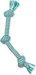 Mammoth Flossy Chews EXTRA FRESH 3 Knot Tough Rope Tug Dog Toy, 15-in