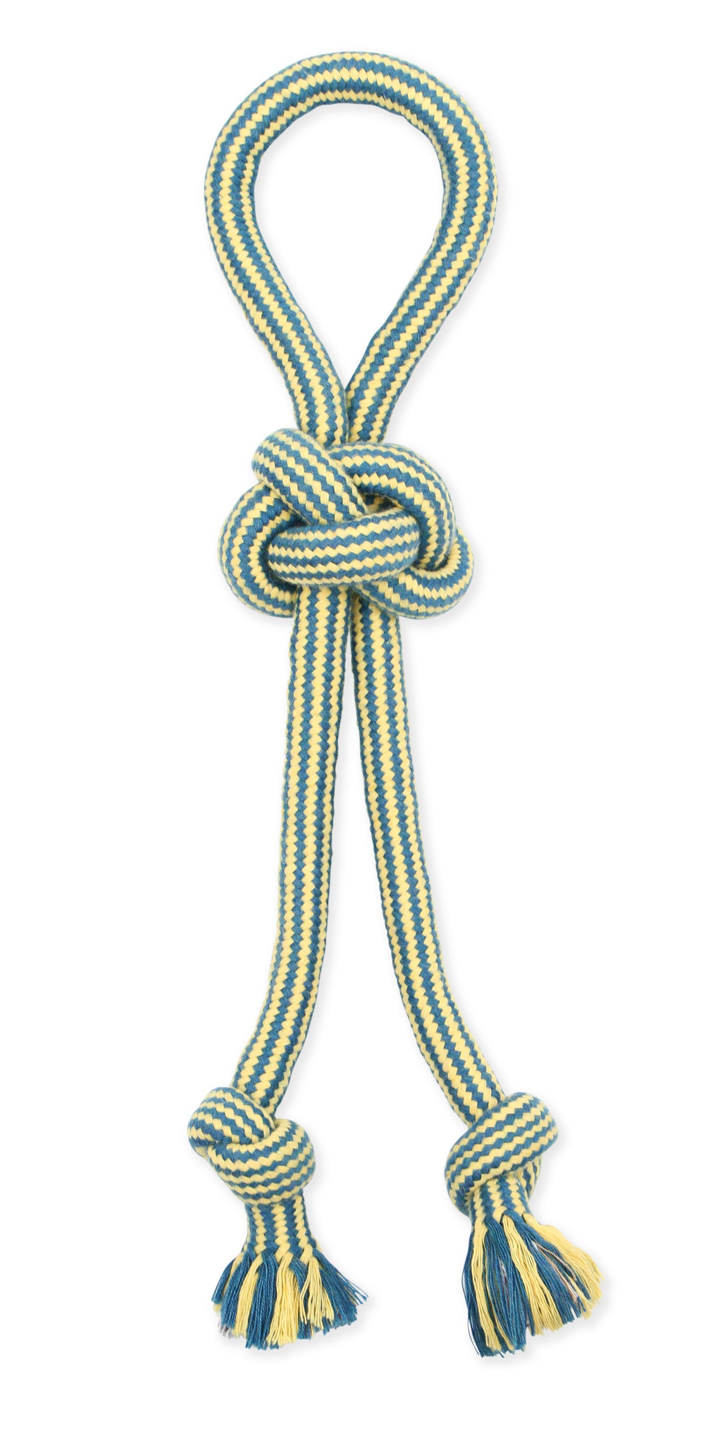 Flossy Chews EXTRA Double Tug Big Knot Tough Rope Dog Toy