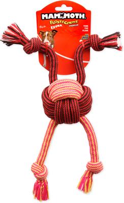 Show full view: Mammoth Flossy Chews EXTRA Monkey Fist Tough Rope Tug Dog Toy, 14-in slide 2 of 3