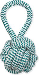 Mammoth Flossy Chews EXTRA FRESH Monkey Fist Ball Tough Rope Tug Dog Toy, 3.75-in