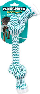 Show full view: Mammoth Flossy Chews EXTRA FRESH 2 Knot Tough Rope Tug Dog Toy, 14-in slide 3 of 5