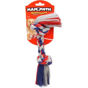 Mammoth Flossy Chews Cotton-Blend Tough Rope Tug Dog Toy, 12-in