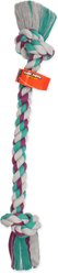 Mammoth Flossy Chews Cotton-Blend 2 Knot Tough Rope Tug Dog Toy, 48-in