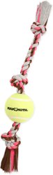 Mammoth Flossy Chews 3 Knot with Tennis Ball Tough Rope Tug Dog Toy, 24-in slide 2 of 2