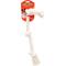Show in main carousel: Mammoth Flossy Chews 3 Knot Tough Rope Tug Dog Toy, White, 20-in slide 1 of 4