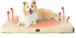 Bedsure Self Warming Orthopedic Dog & Cat Bed, Cream, Large