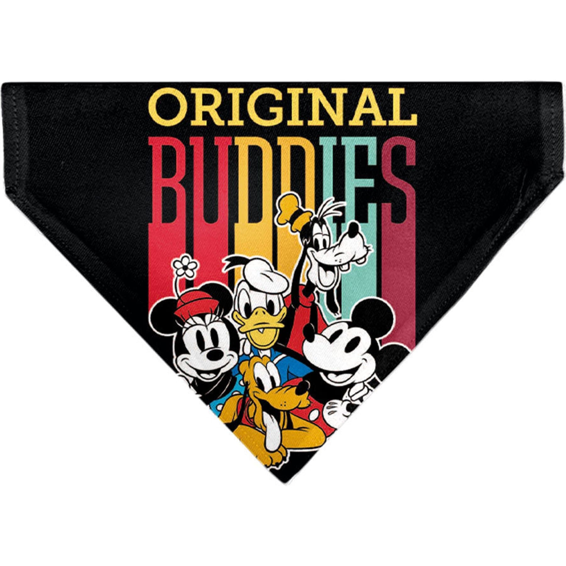 Buckle-Down Disney Disney Fab Five Original Buddies Group Pose Dog Bandana