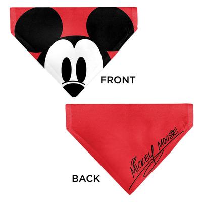 Show full view: Buckle-Down Disney Mickey Mouse Face Character Close Up Dog Bandana slide 3 of 6