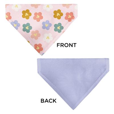Show full view: Buckle-Down Disney Mickey Mouse Ears Flower Icon Scattered Dog Bandana slide 3 of 6