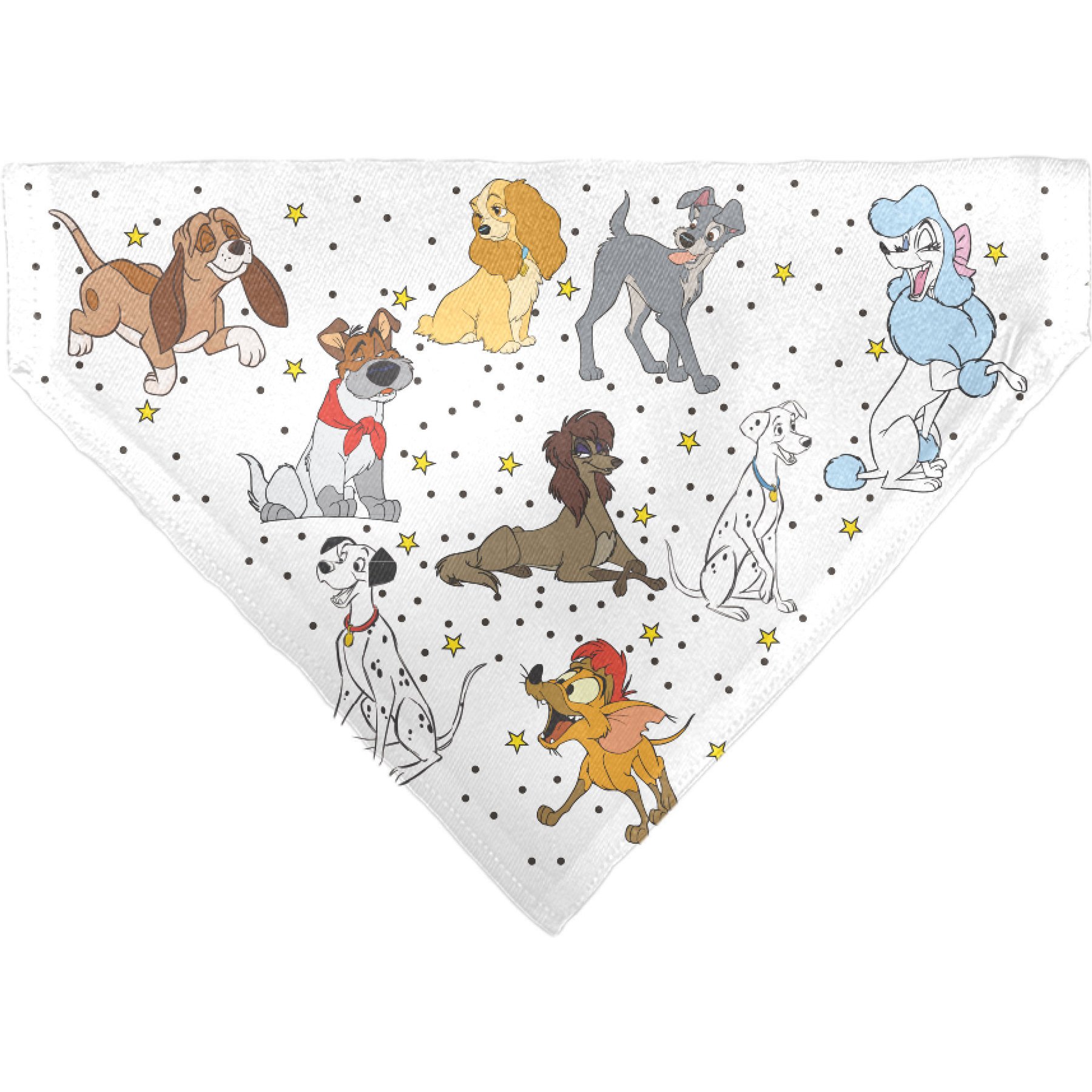 Buckle-Down Disney Disney Dogs Group Collage Stars Dog Bandana
