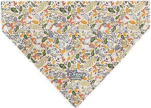 Show full view: Buckle-Down Disney Winnie the Pooh Smiling Face Foliage Collage Dog Bandana slide 2 of 6