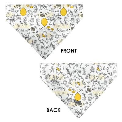 Show full view: Buckle-Down Disney Winnie the Pooh Balloon Pose & Foliage Collage Dog Bandana slide 3 of 6