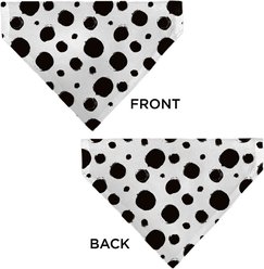 Buckle-Down Disney 101 Dalmatians Cruella Spots White Dog Bandana slide 2 of 6