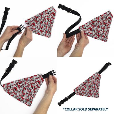 Show full view: Buckle-Down Disney 101 Dalmatians Puppies Scattered Dog Bandana slide 6 of 6