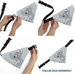 Buckle-Down Disney Lilo & Stitch Stitch Winking Pose & Polka Dots Dog Bandana slide 2 of 7