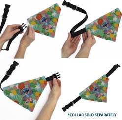 Buckle-Down Disney Lilo & Stitch Stitch Hang Loose Pose Floral Dog Bandana slide 2 of 6