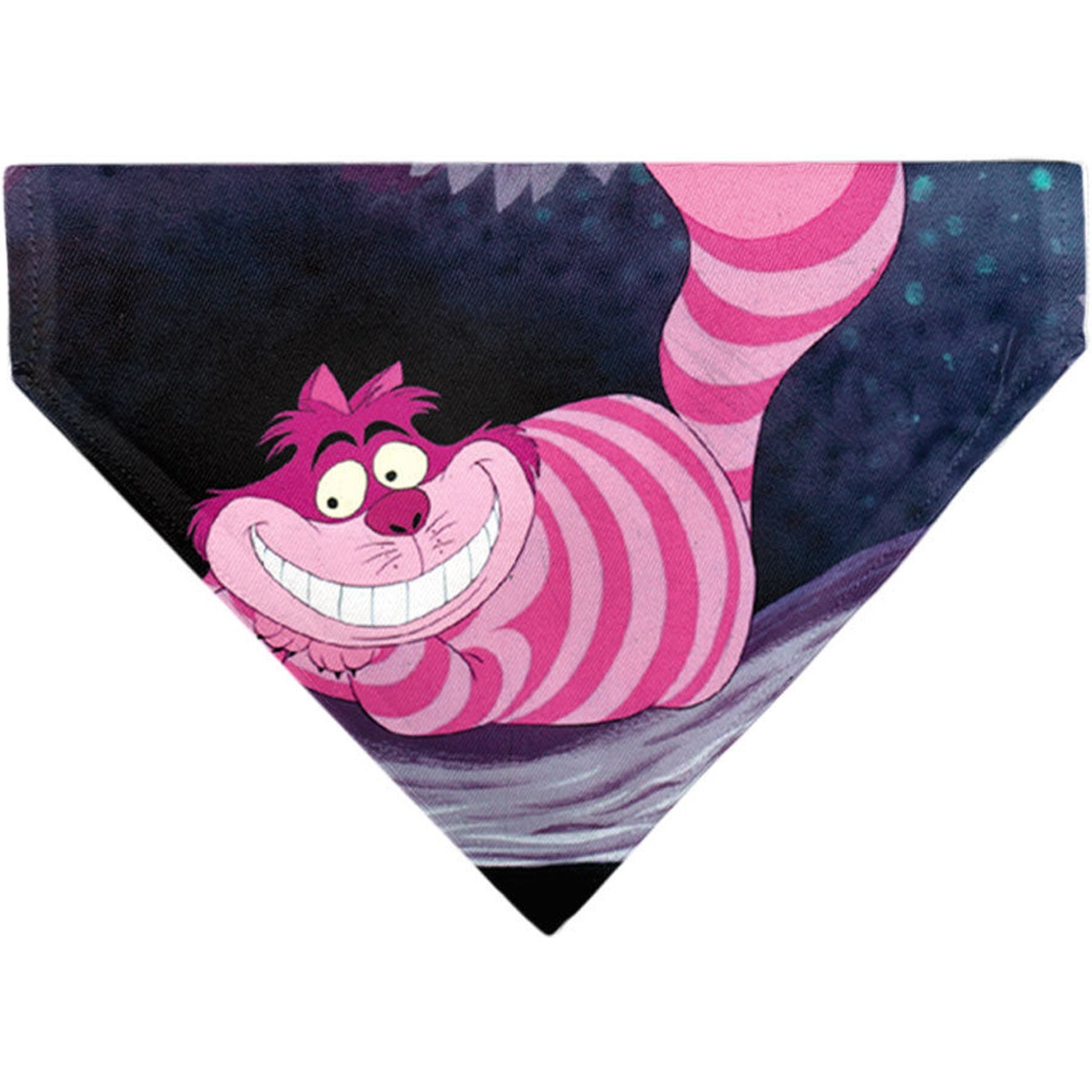 Buckle-Down Disney Alice in Wonderland Cheshire Cat Smiling Pose Dog Bandana