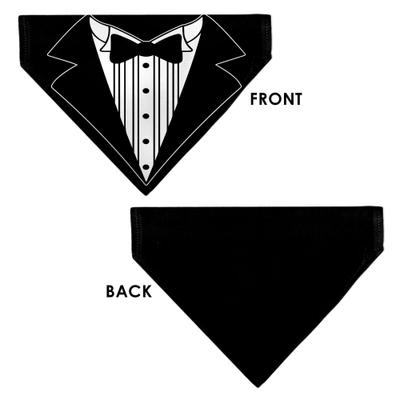 Show full view: Buckle-Down Tuxedo Shirt Print Dog Bandana slide 3 of 7