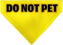 Buckle-Down Do Not Pet Warning Dog Bandana